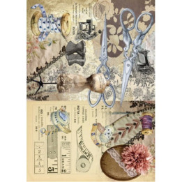 Papel De Arroz COSTURERO VINTAGE
